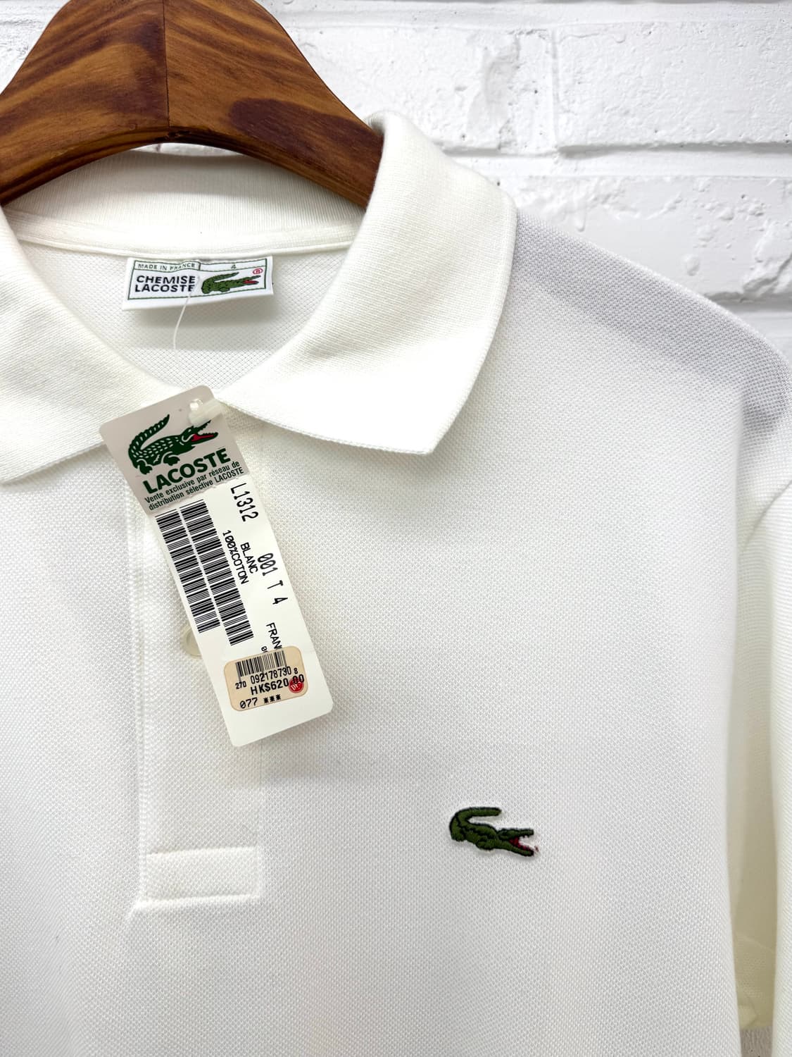 라코스테 화이트 pk 긴팔티셔츠 상품이미지4