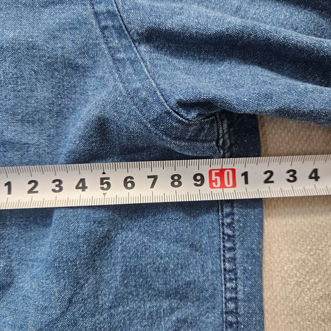 M 타미힐피거 데님 코튼 셔츠 0310Y 상품이미지5