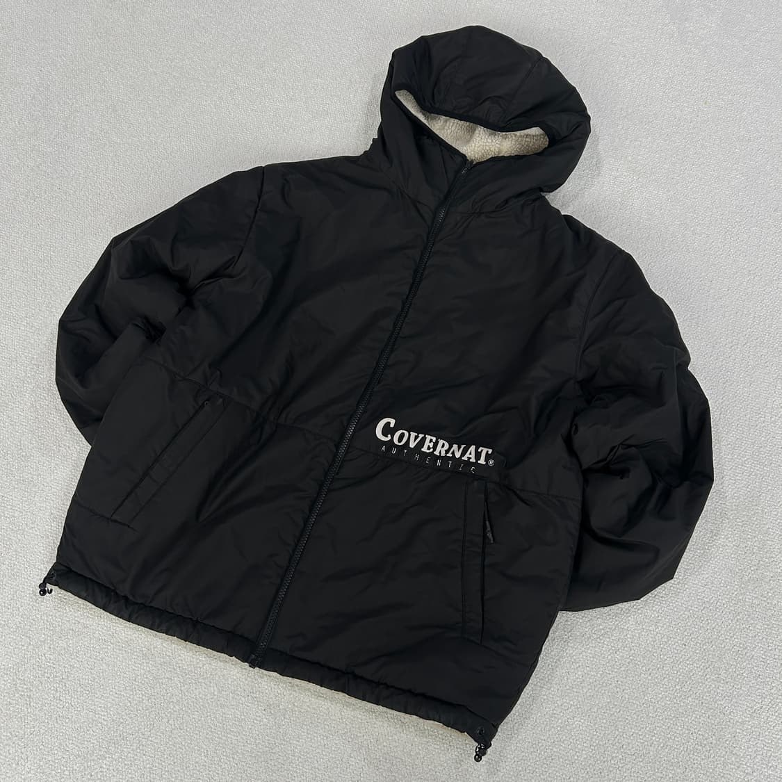 커버낫 뽀글이 양면 자켓  상품이미지1