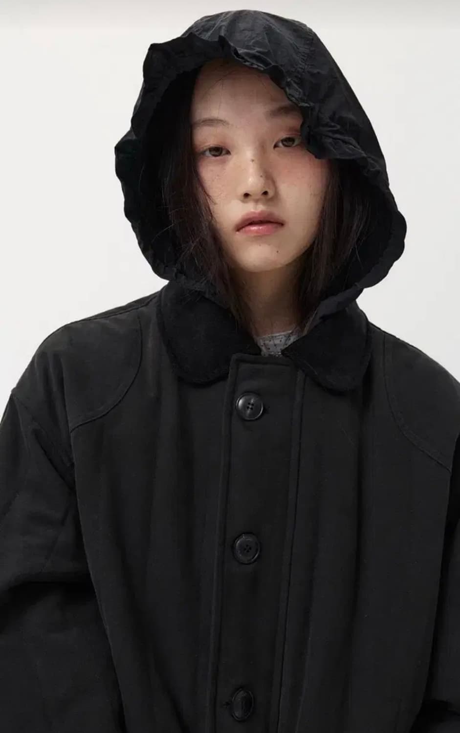 오헤시오 corduroy collar quilted jacket 상품이미지2