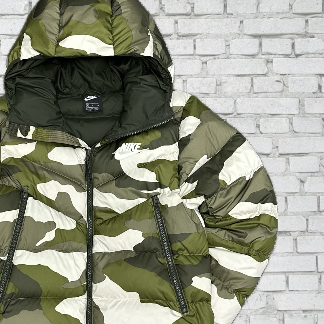 나이키 카모 밀리터리 빈티지 패딩 S 상품이미지1