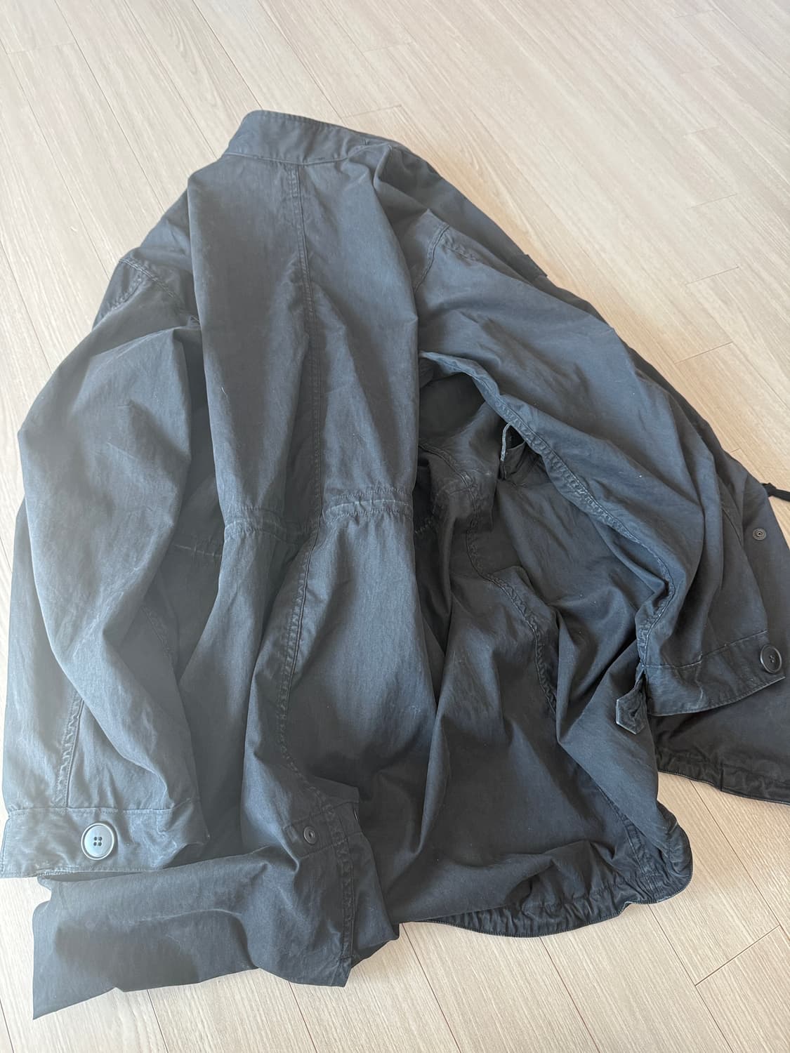 orslow 오어슬로우 m65 피쉬테일 개파카 블랙 3사이즈 노수선 상품이미지5