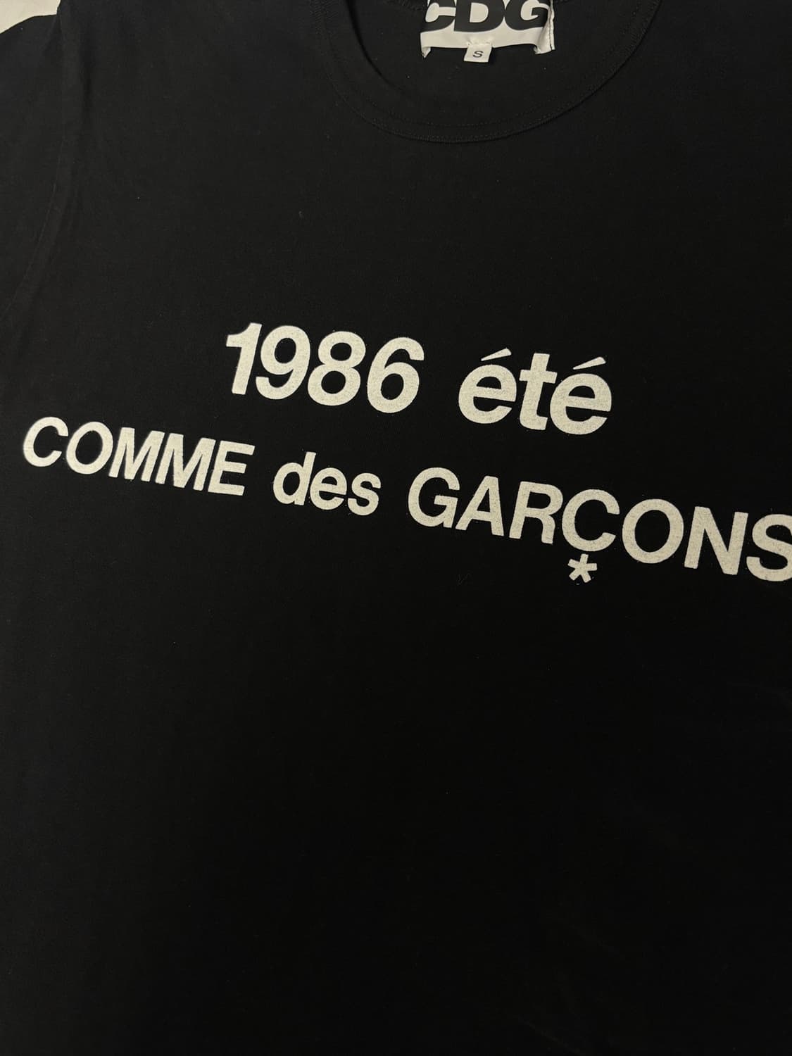꼼데가르송 1986 반팔 상품이미지2
