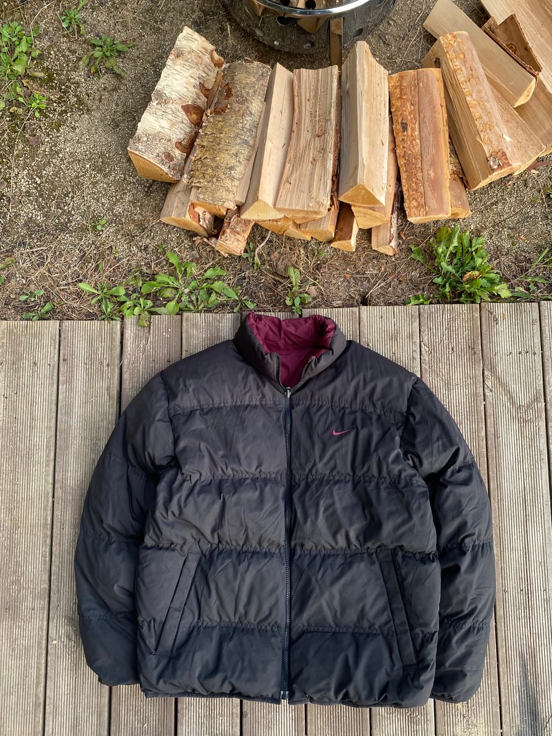 🌊00s Nike reversible duck down jacket 상품이미지1