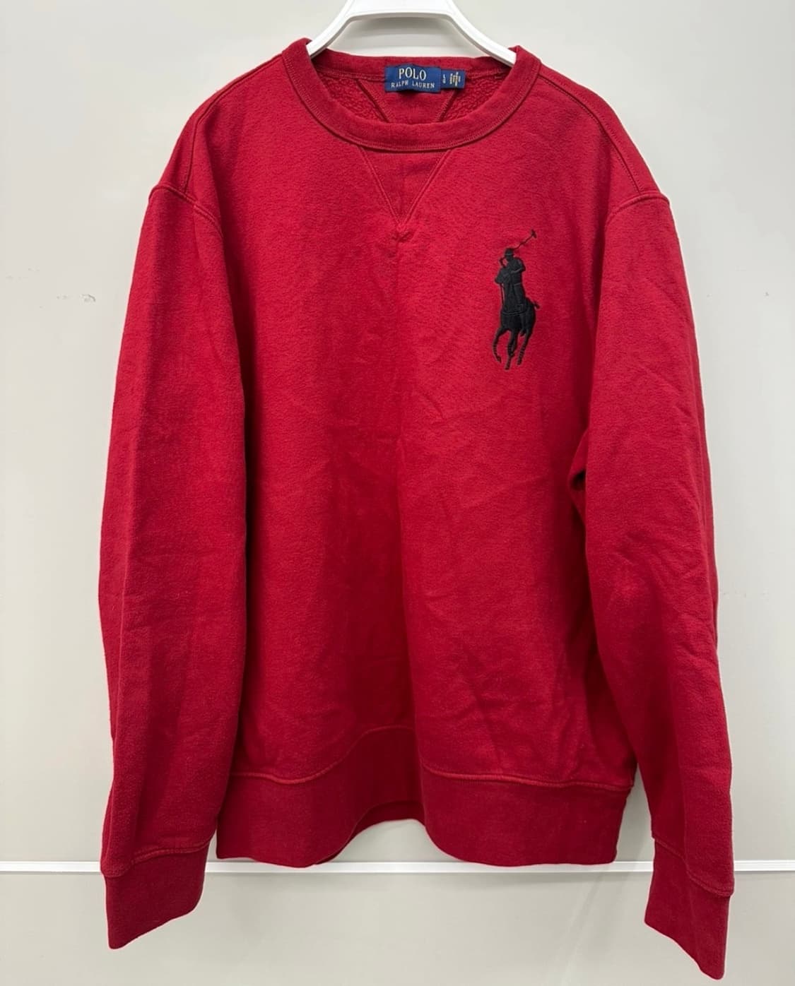 폴로 빅포니 레드 맨투맨 상품이미지1