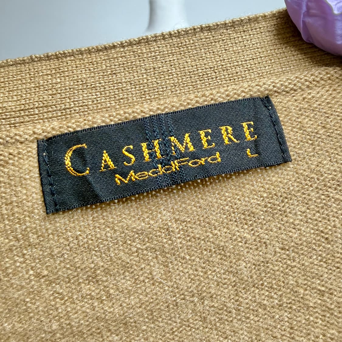 [캐시미어 100%] MeddlFord 롱 가디건 L 상품이미지5