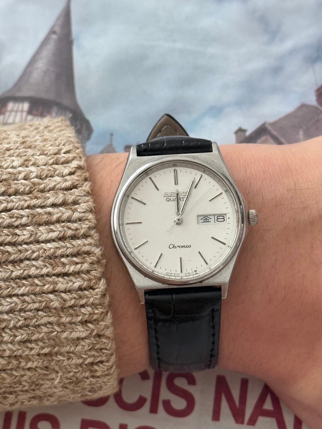 Seiko 세이코 Chronos Quartz Day-Date 상품이미지6