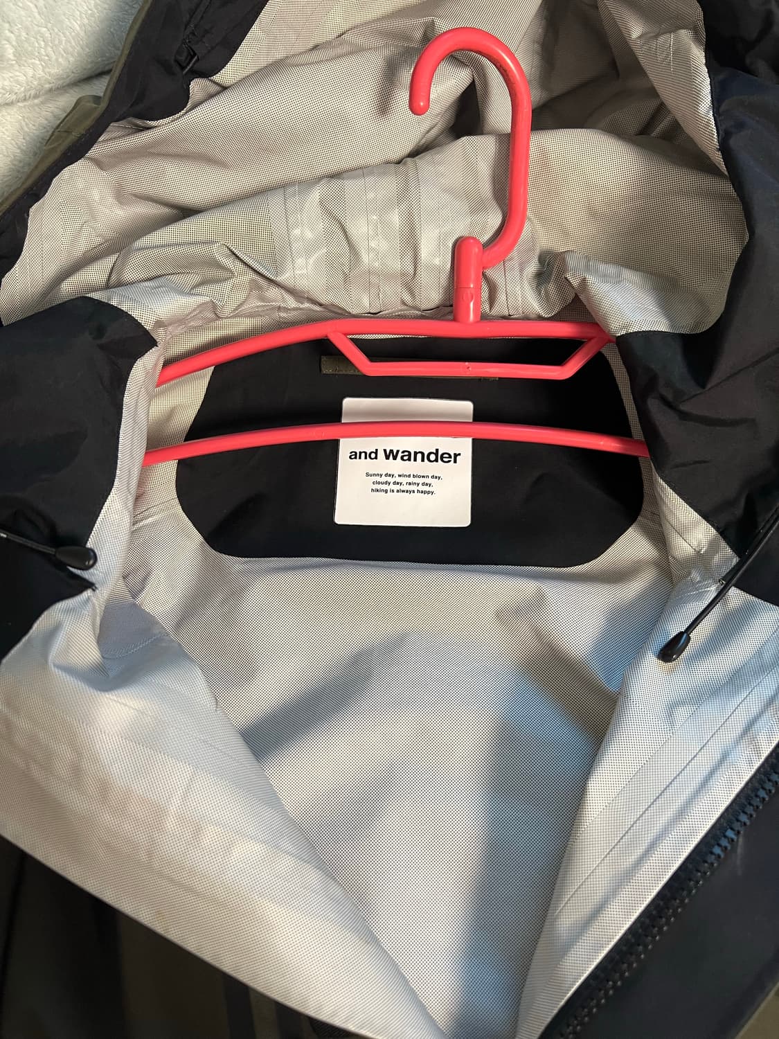 앤드원더 2.5L 하이커 레인 자켓 M사이즈 상품이미지4