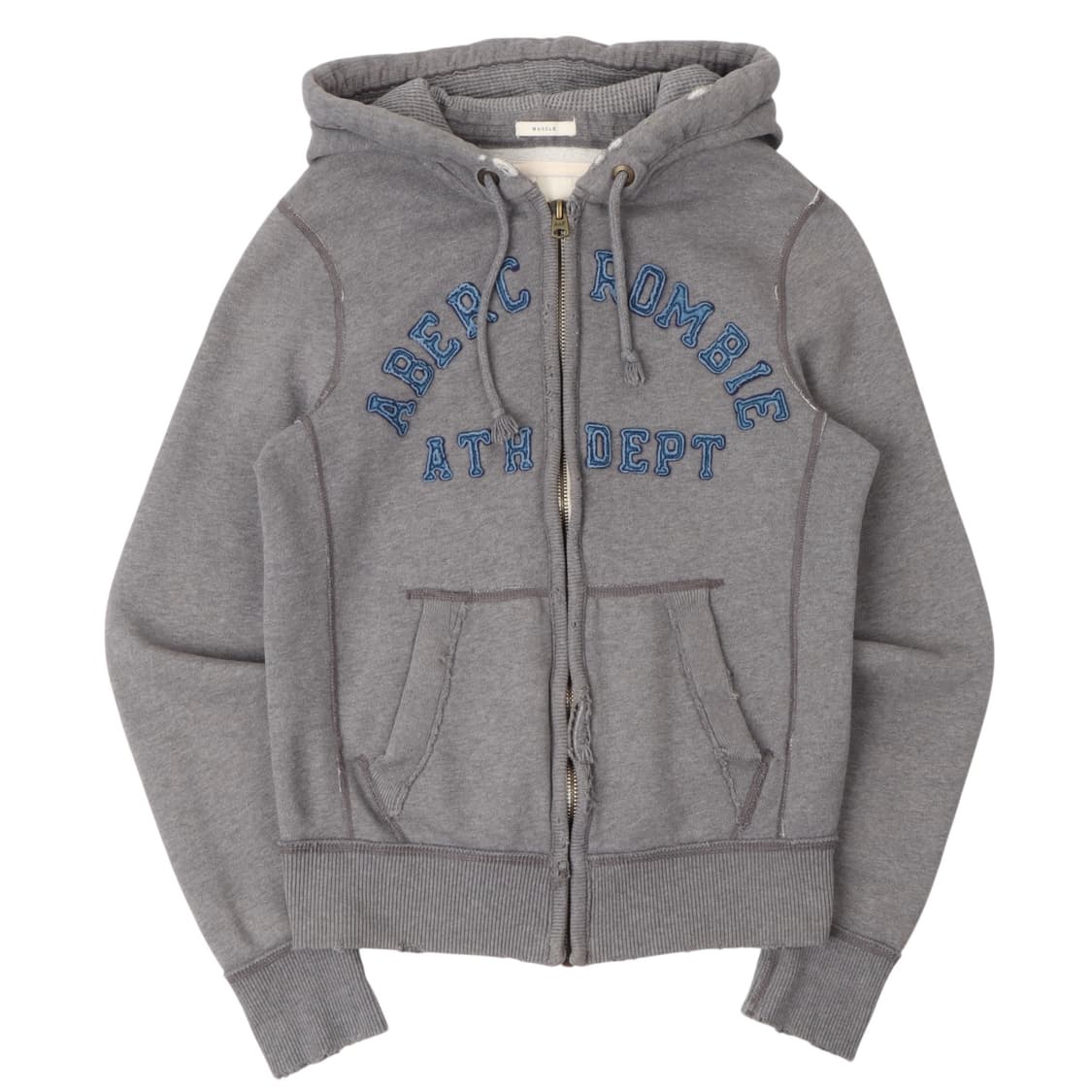 아베크롬비 아치 로고 헤비 후드집업 상품이미지1