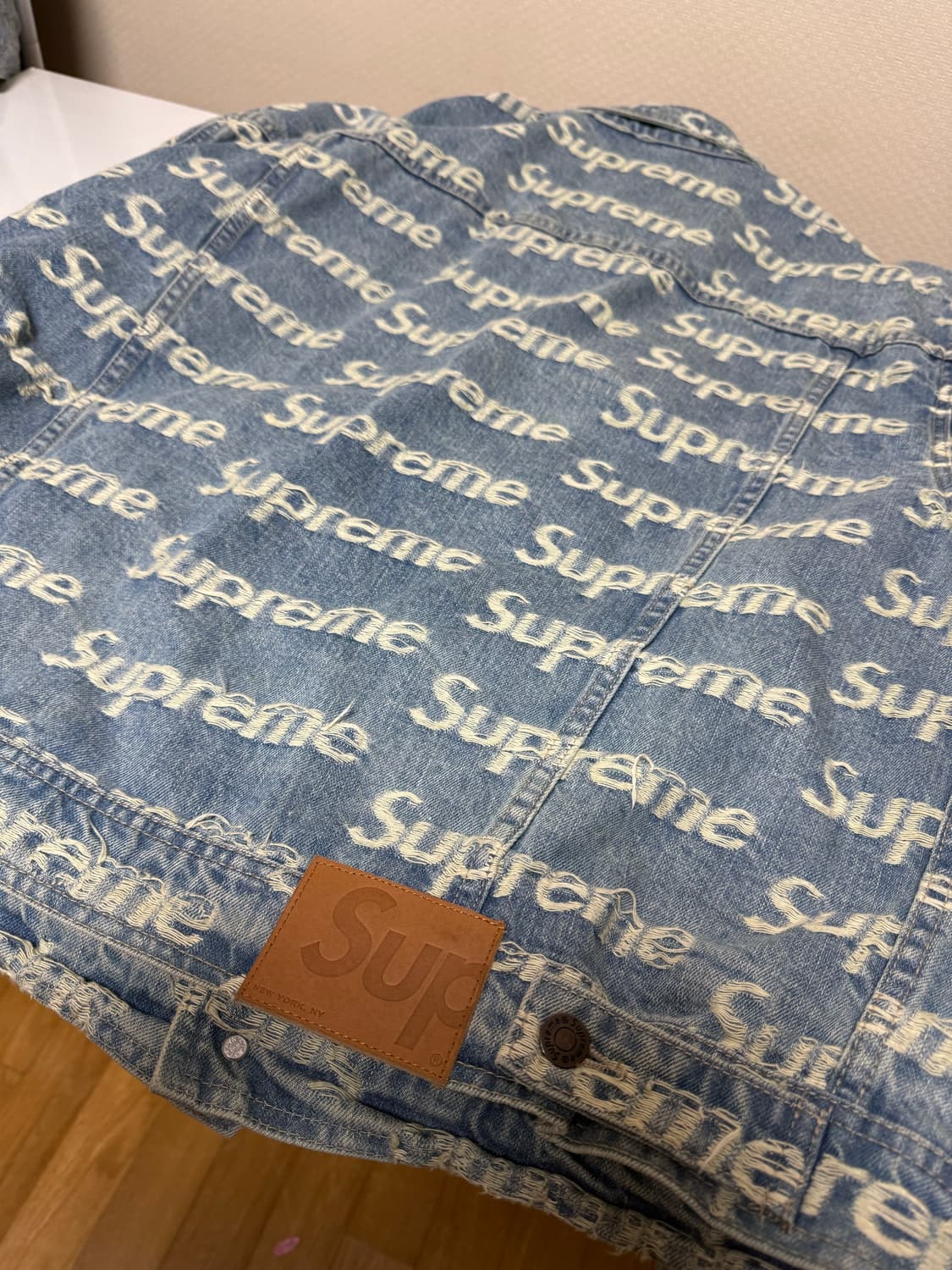 슈프림 프레이드로고 자켓 상품이미지3