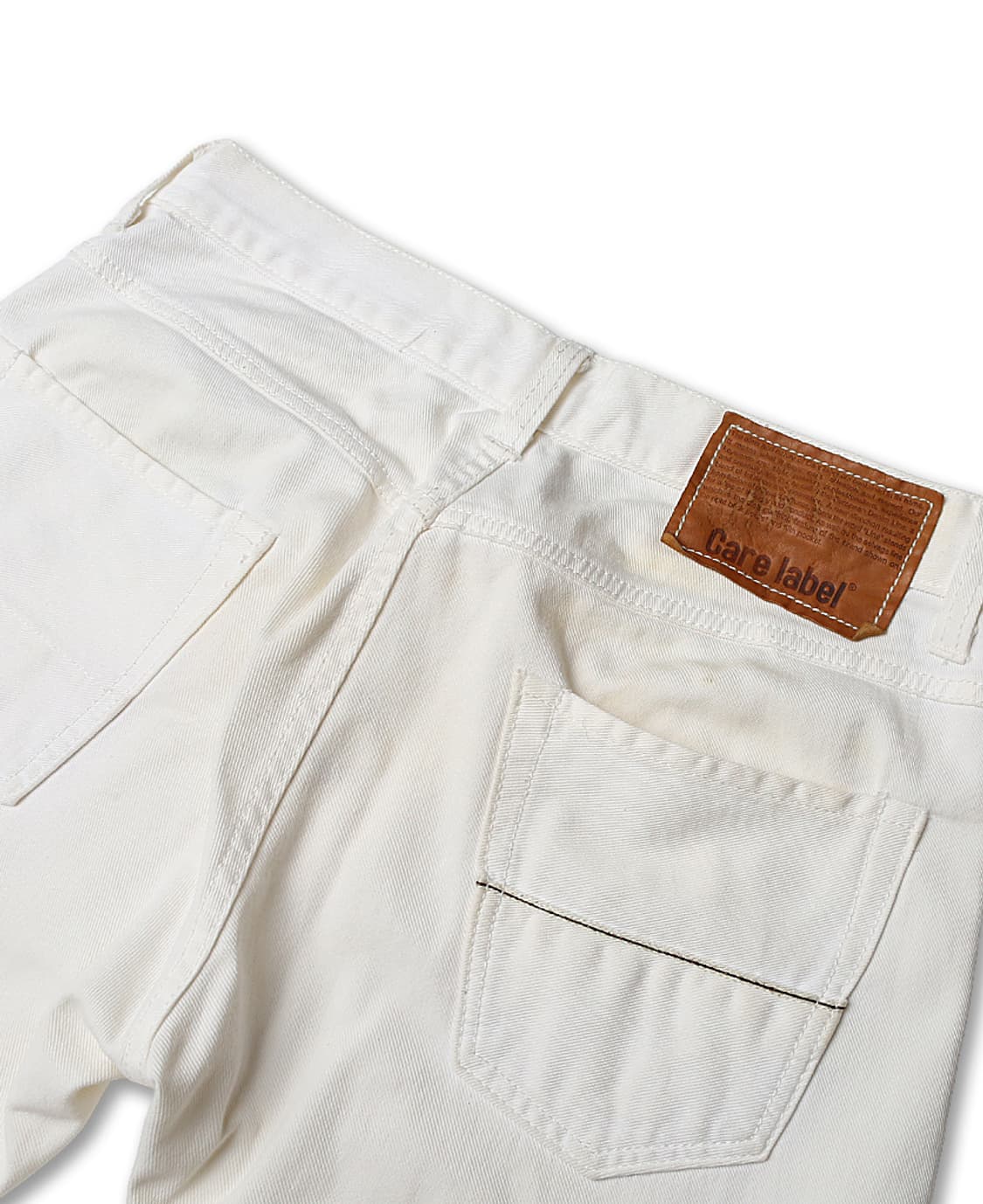 케어 라벨 [Care Label] 라포 엘칸 슬림 402 화이트 데님 상품이미지4