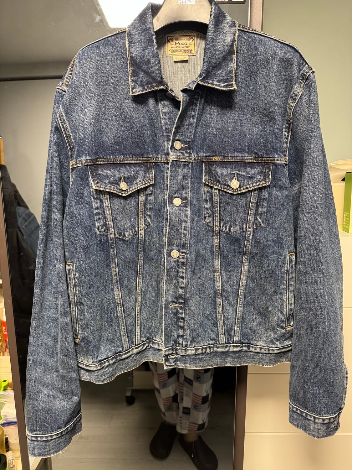 폴로 랄프로렌 3세대 워싱 데님트러커 XXL 상품이미지3