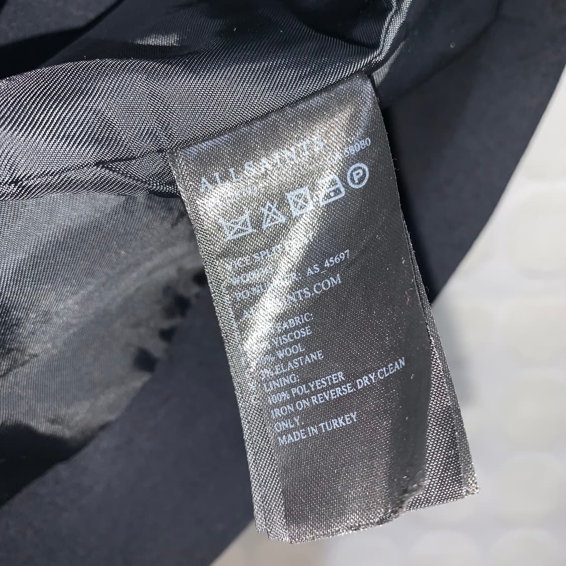 All Saints사이드 슬릿 테일러드 롱 자켓 상품이미지7