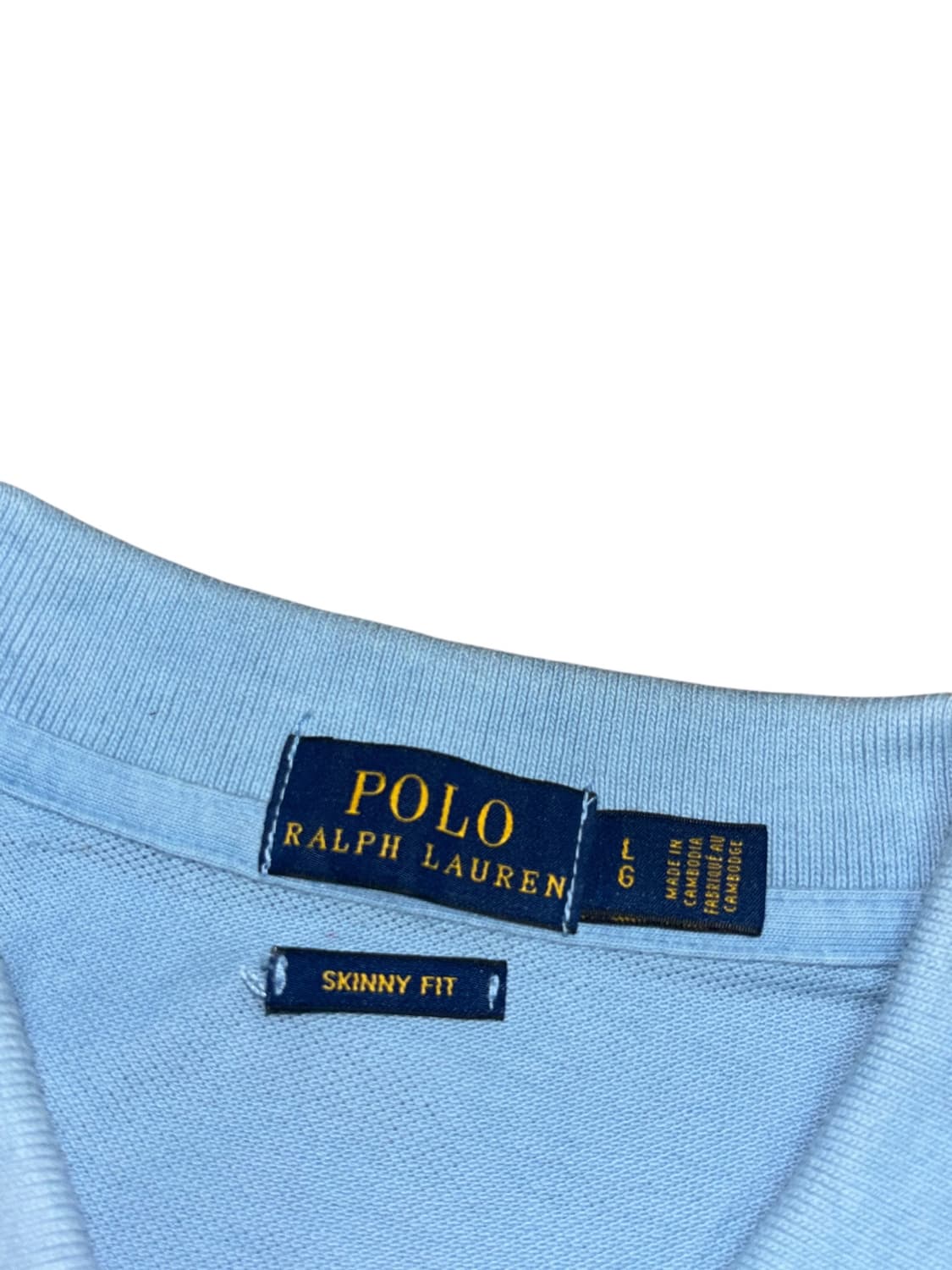 폴로 랄프로렌 빅포니 스카이 블루 반팔 카라티 상품이미지4