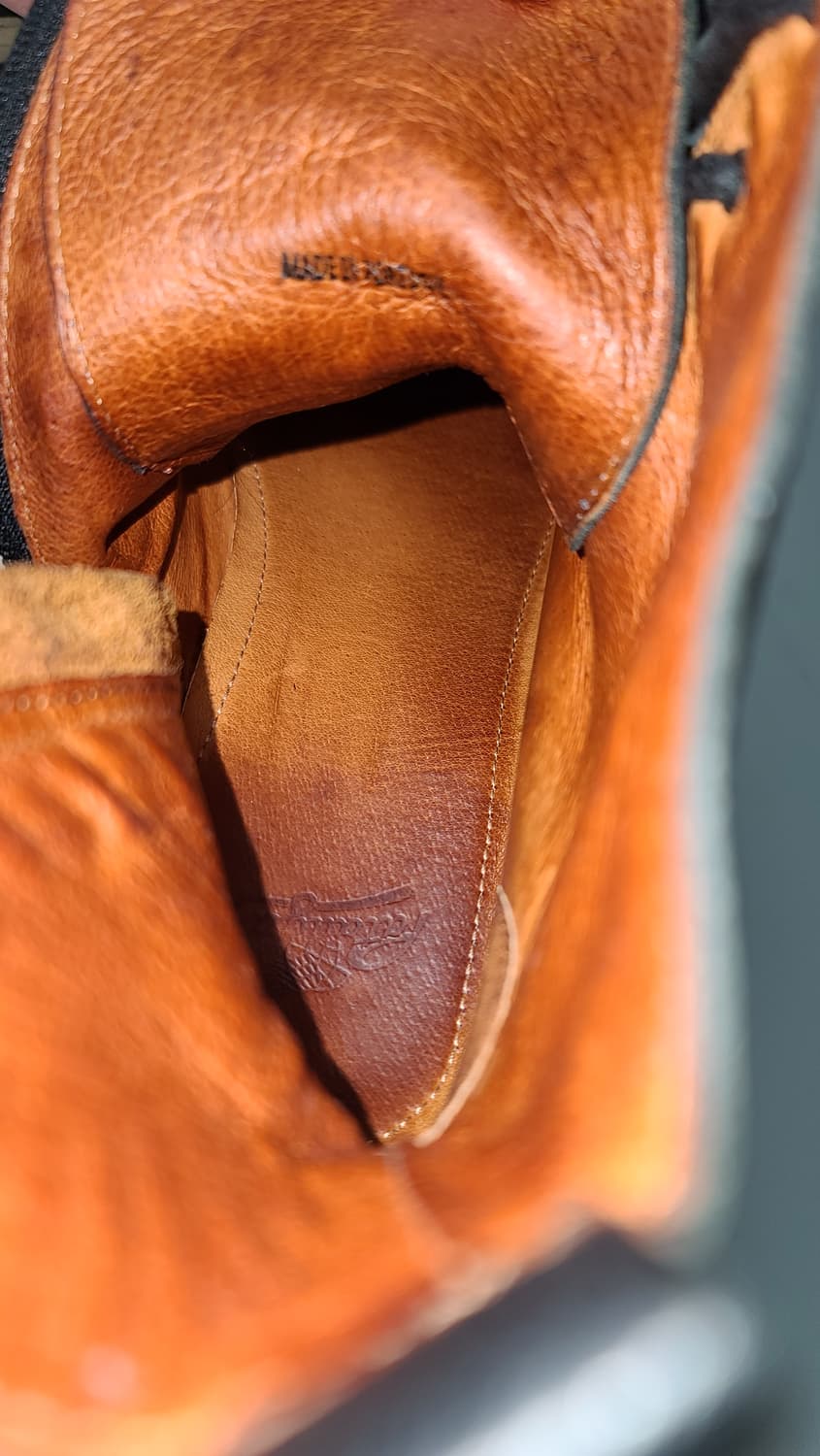 프랑스 브랜드 파토가스 천연가죽 레이스업 부츠(265), 블랙 상품이미지8