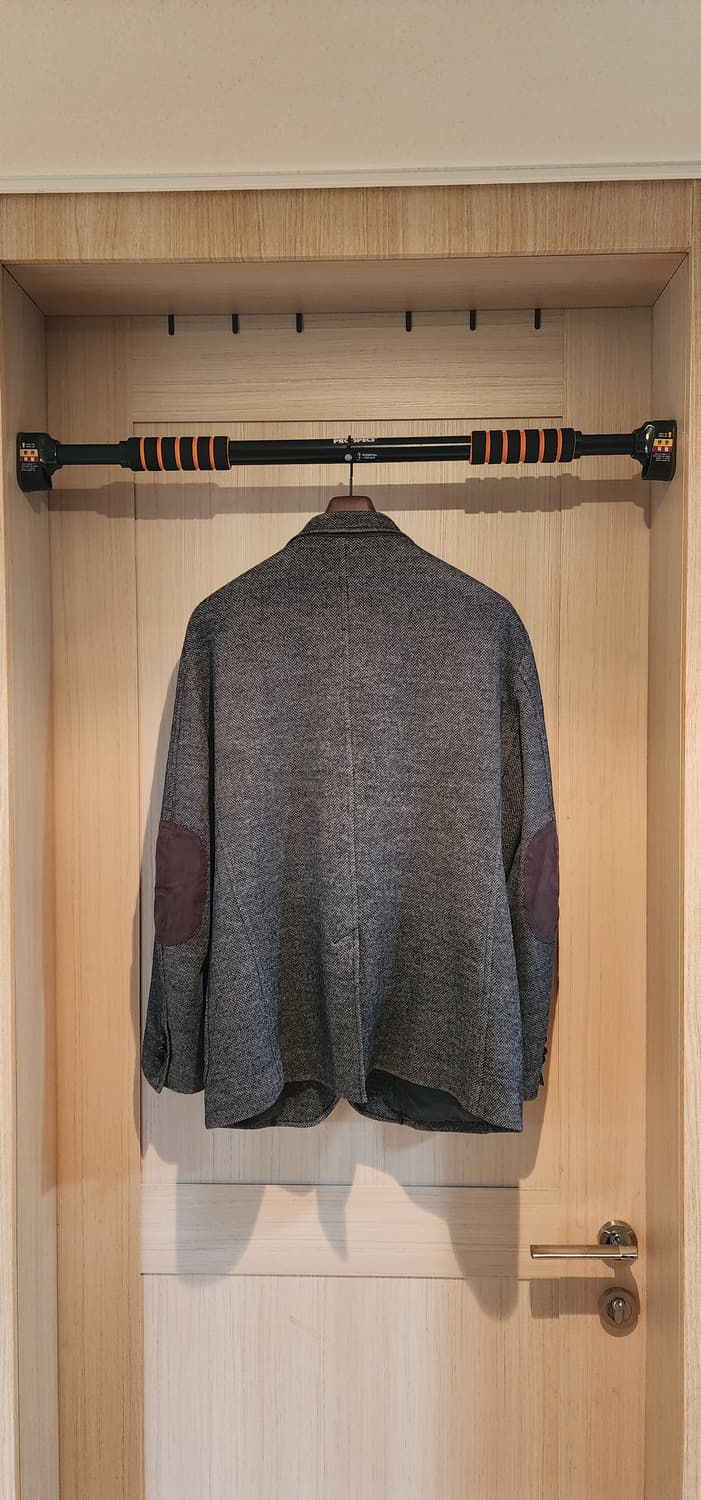 그레이 헤링본 울혼방 자켓 L 상품이미지2