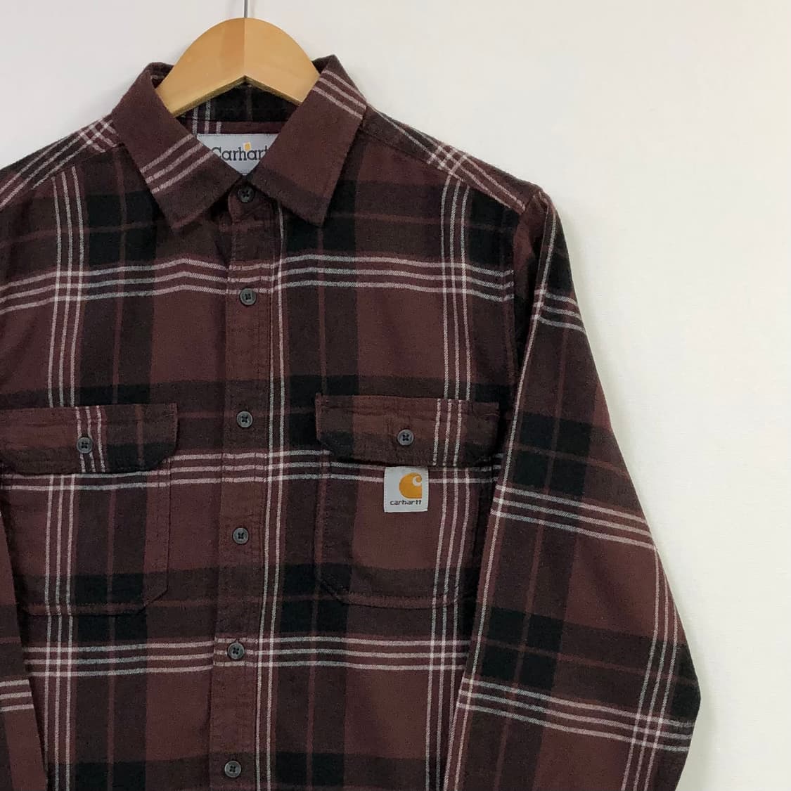 M 칼하트 체크 워크 남방 상품이미지1