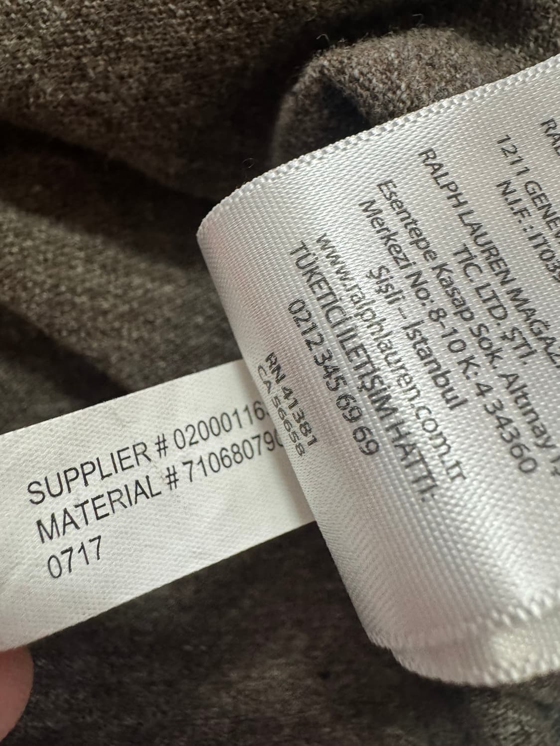 폴로랄프로렌 브라운 긴팔 카라티(XL 사이즈) 상품이미지5