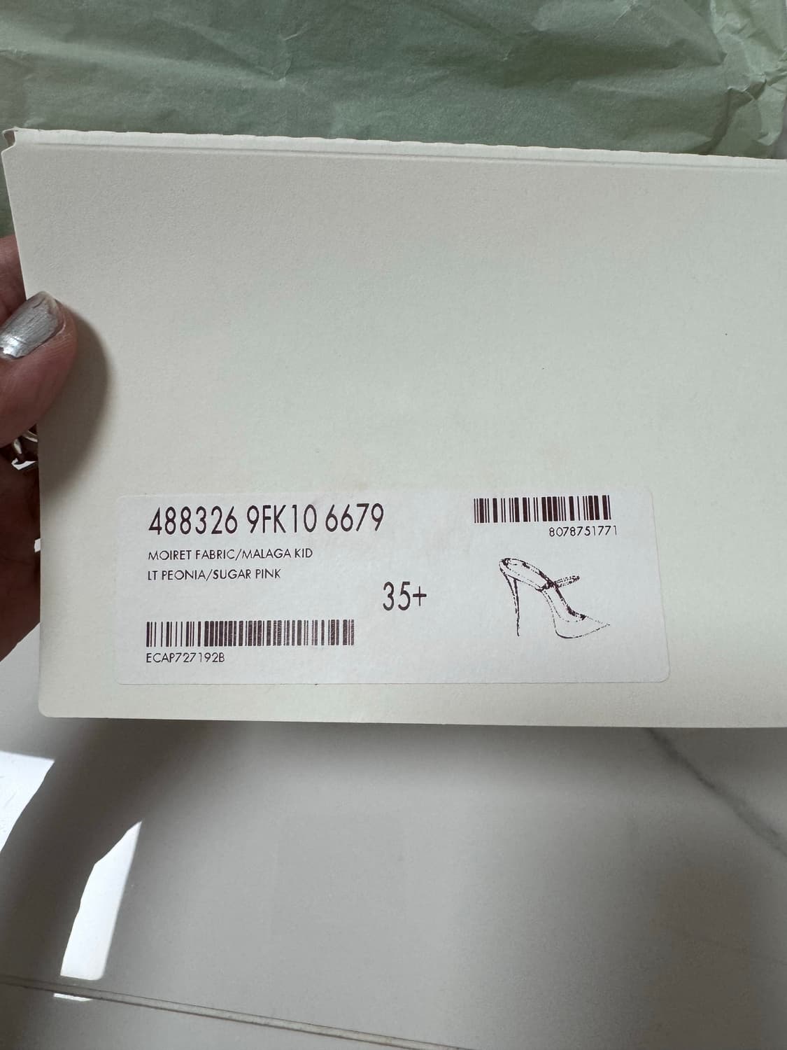 Gucci 핑크 힐 슈즈 eu35.5  상품이미지4