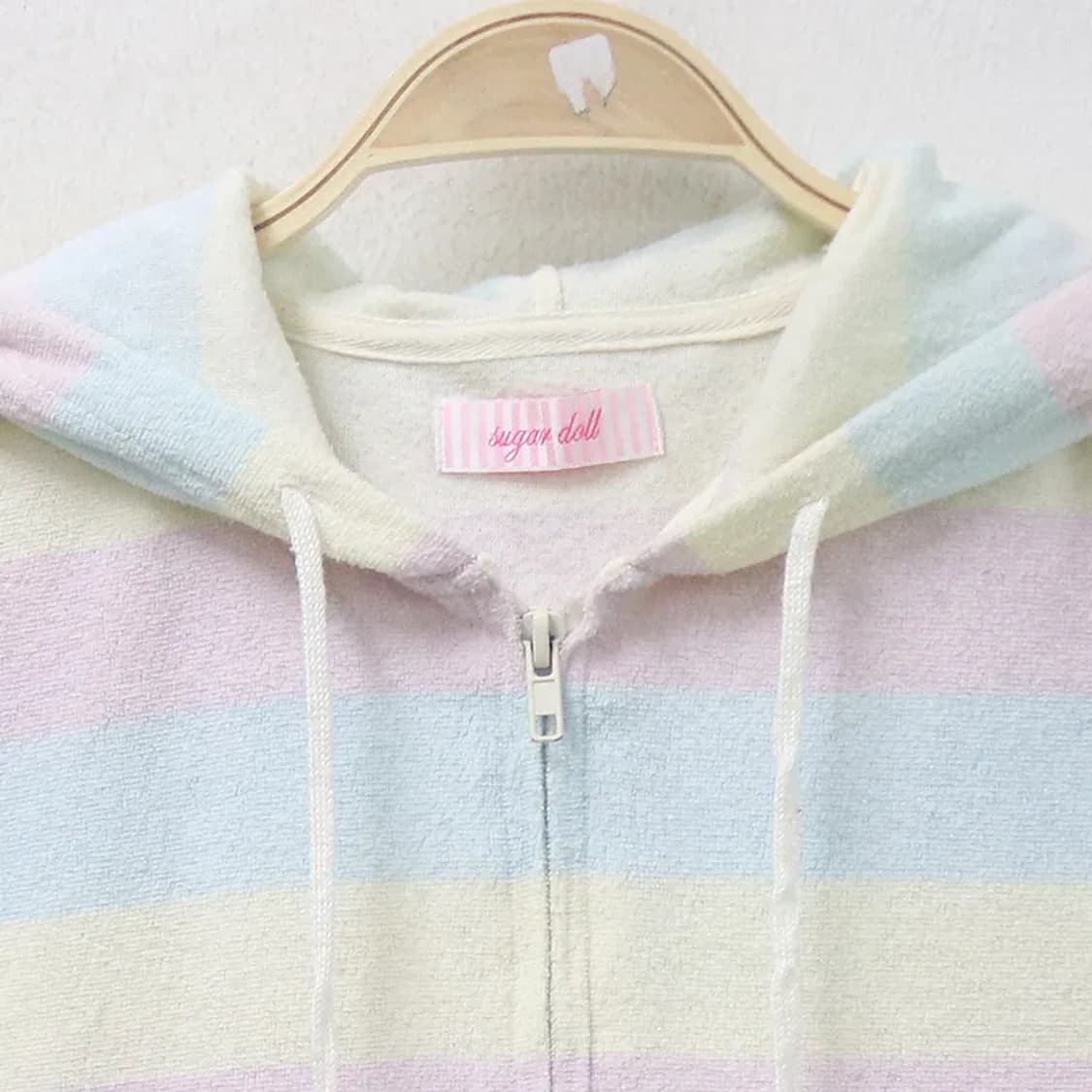 SUGAR DOLL 반팔 후드 집업 66436 상품이미지3