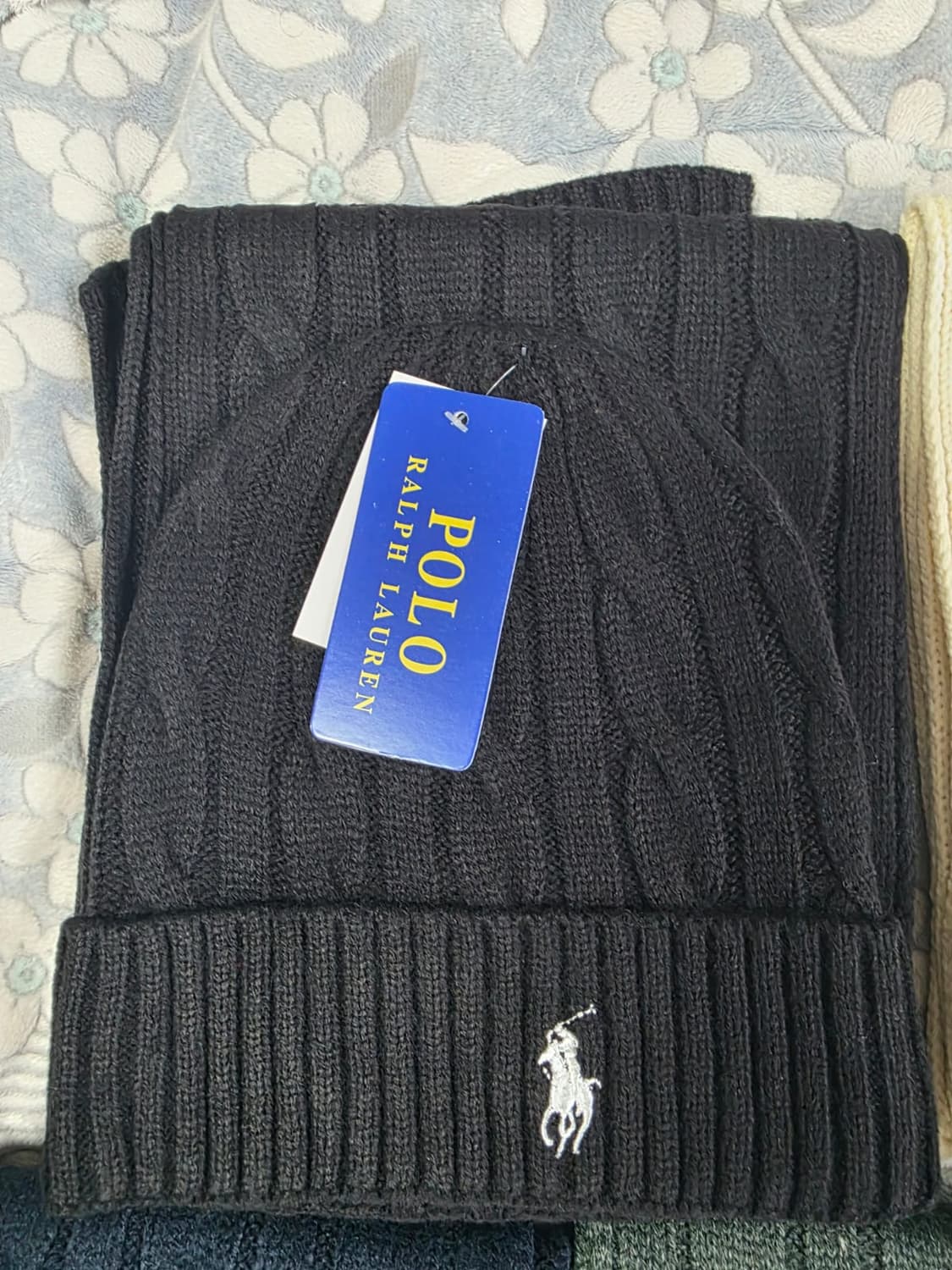 폴로 랄프로렌 모자 머플러 세트 새상폼 상품이미지6