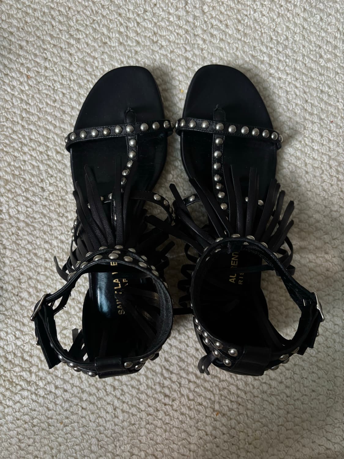 saint laurent fringe studded sandals 상품이미지4