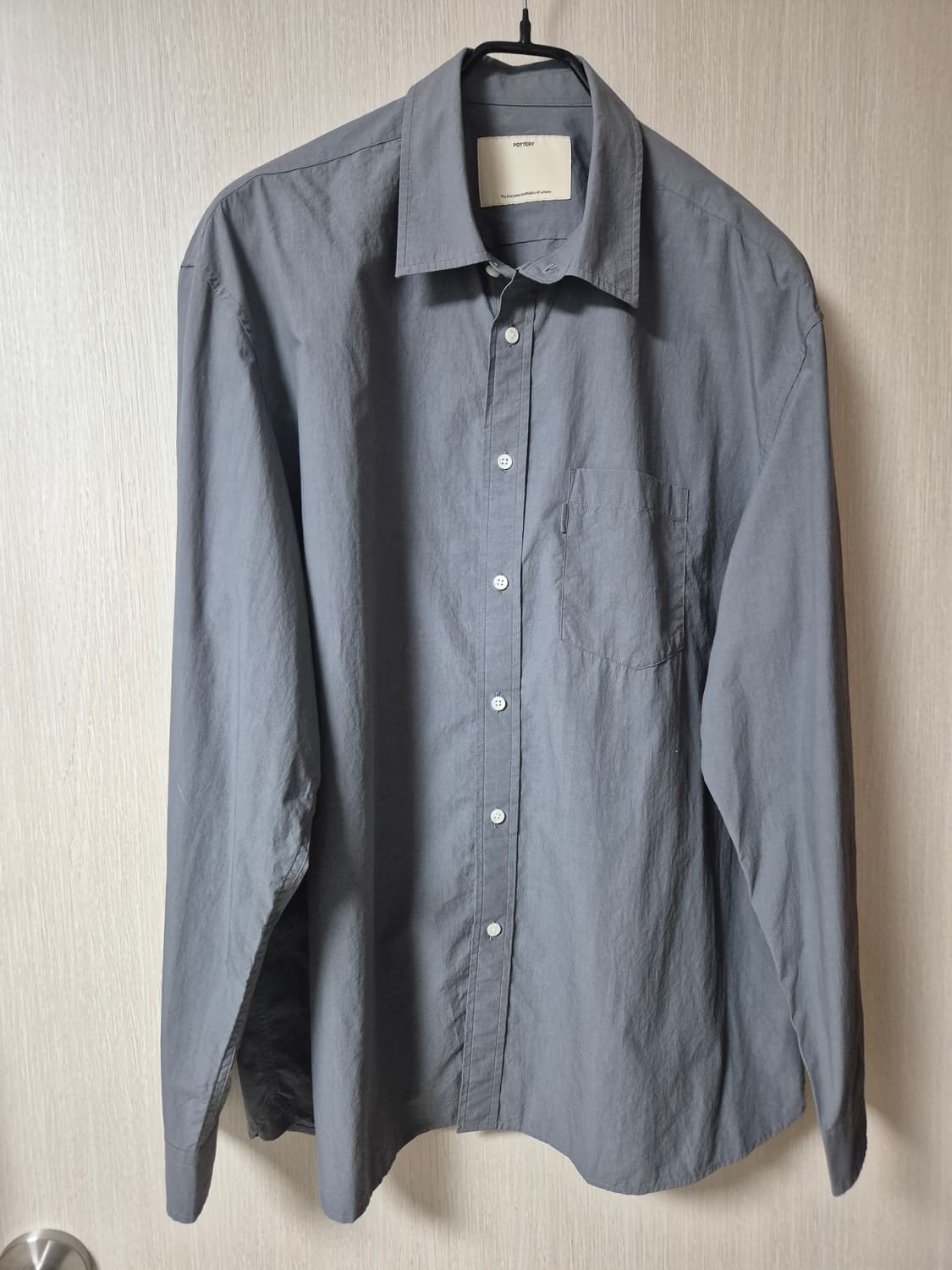 (24년) 포터리 컴포트 셔츠 타입라이터 2사이즈 남성 상품이미지3