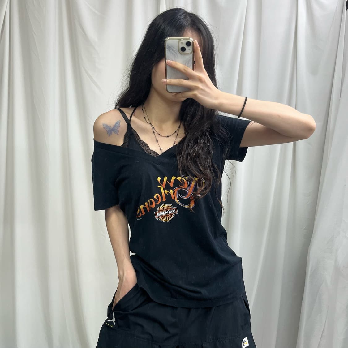 Harley davidson black T-shirts 상품이미지2