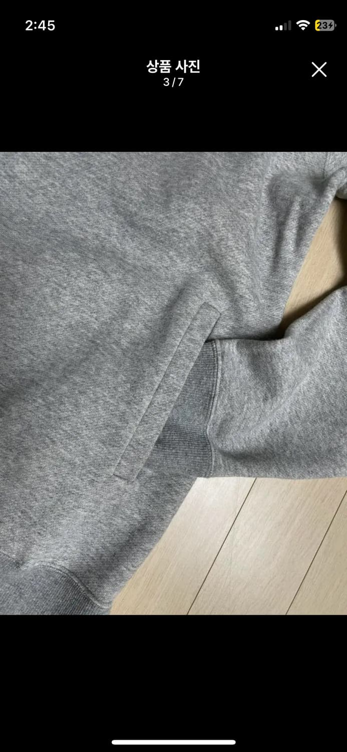 네이버후드 x 라츠 후드 그레이XL  상품이미지3