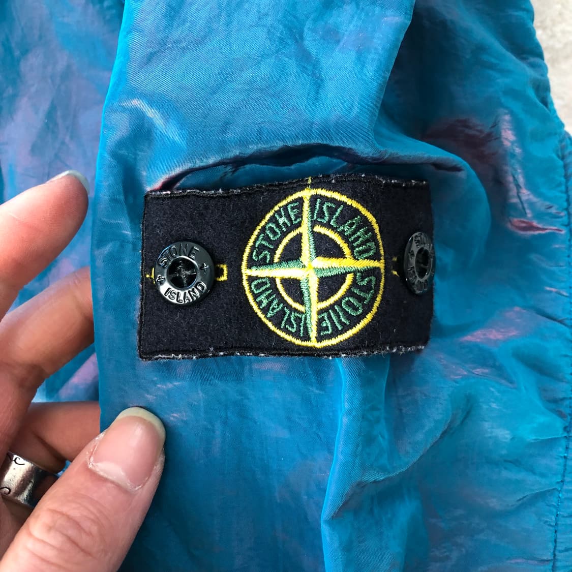 스톤아일랜드 나일론 메탈 후드자켓  상품이미지5