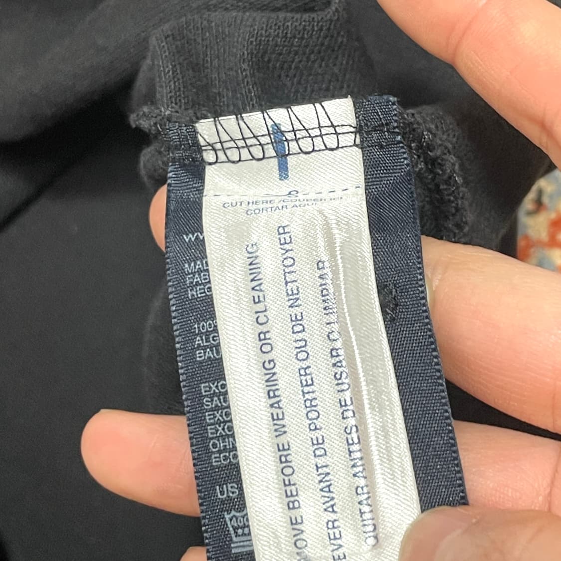 타미힐피거 블랙 반팔 카라티셔츠 남성XS 상품이미지6