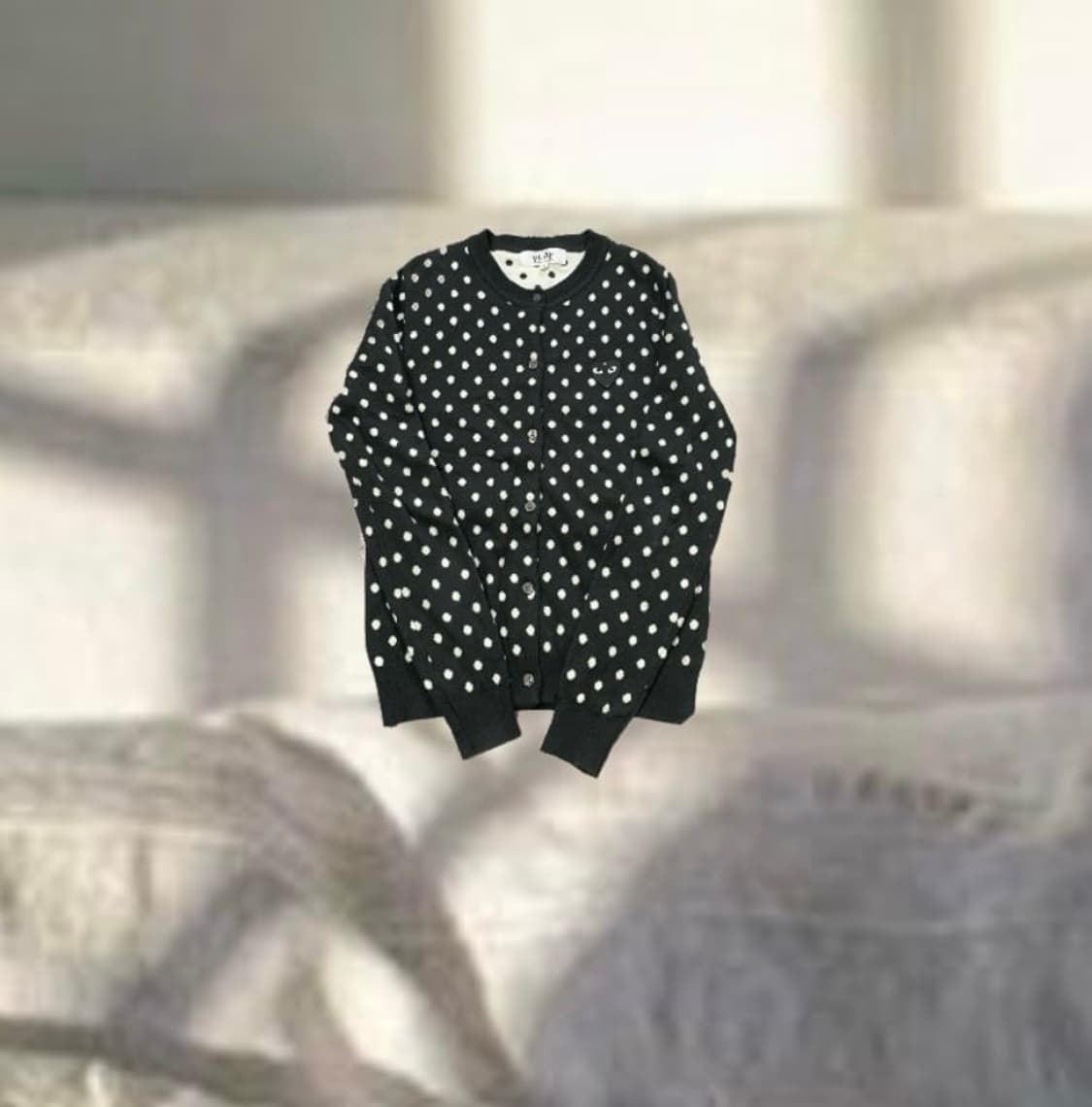 Commdes dot cardigan 꼼데가르송 도트 가디건 상품이미지3