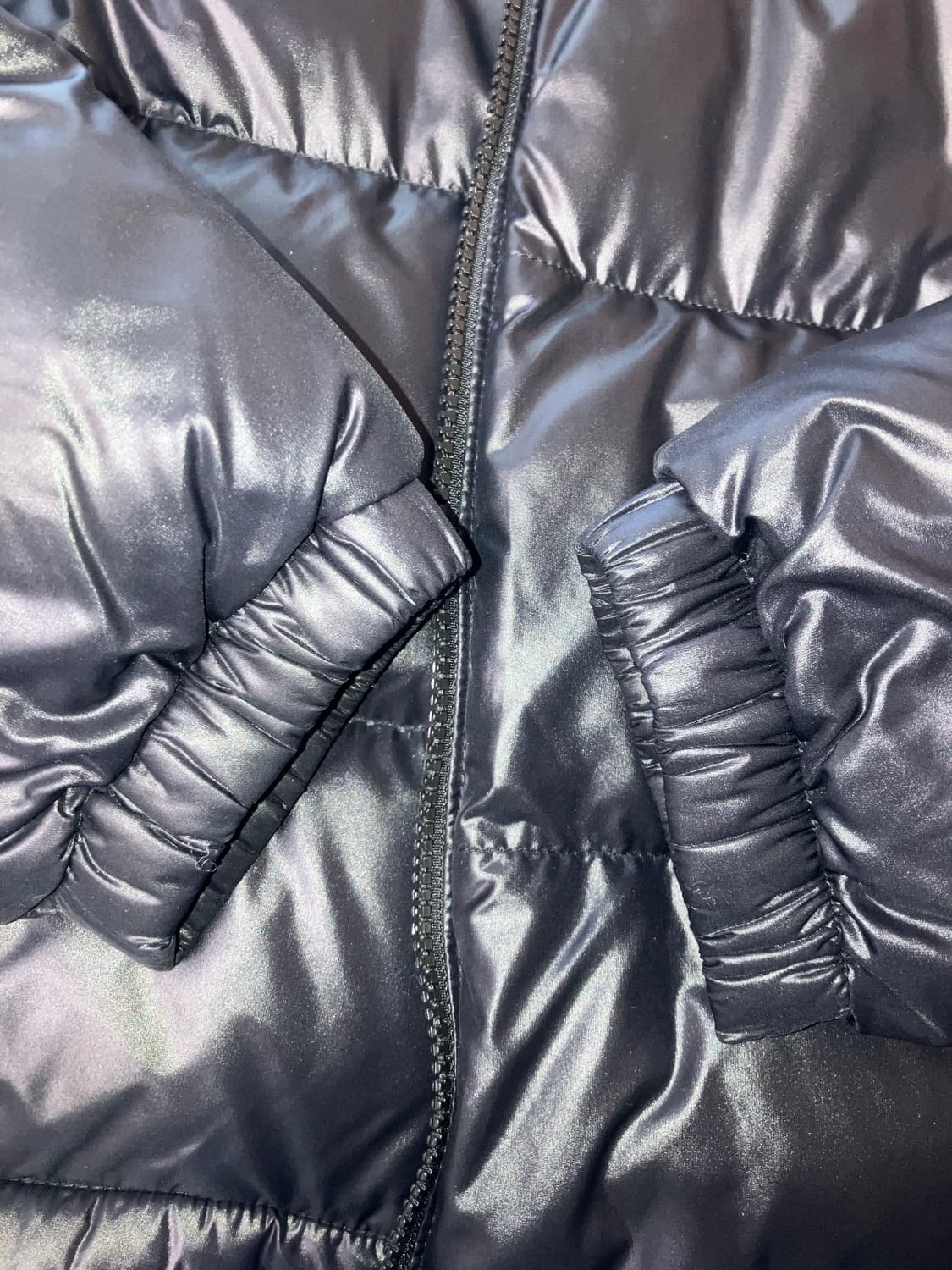 노스페이스 우먼즈 눕시 하이브리드 다운 볼 패딩 검정 BLK S(085) 상품이미지6