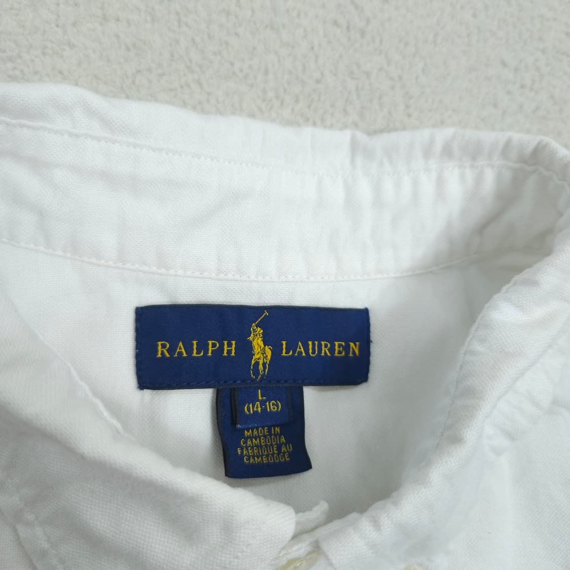 폴로 랄프 로렌 신형 빅포니 화이트 셔츠 L14-16 상품이미지4
