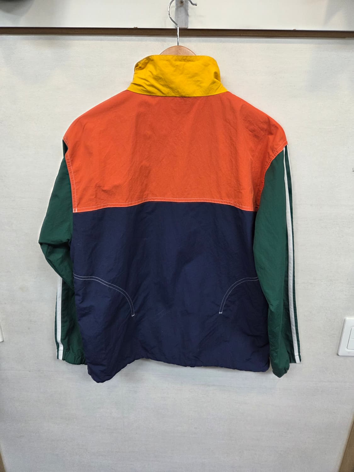 아디다스 썸머 bb 스티치 배색 우븐자켓 m 상품이미지2