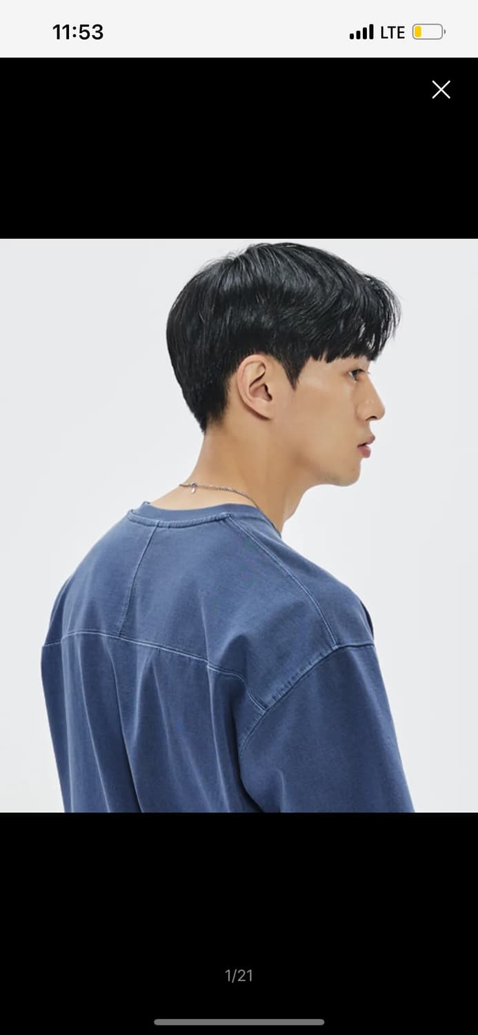 S) 460G 컷 헤비 피그먼트 티셔츠 상품이미지1