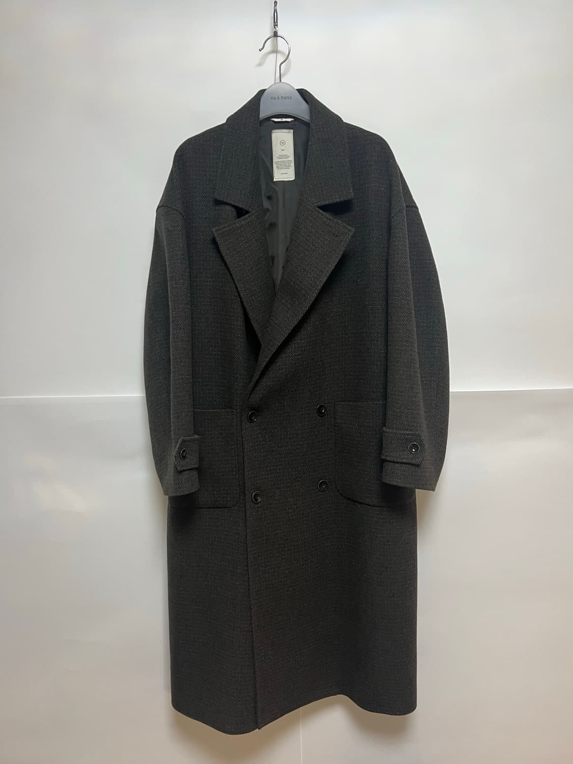 체크 코트 상품이미지2