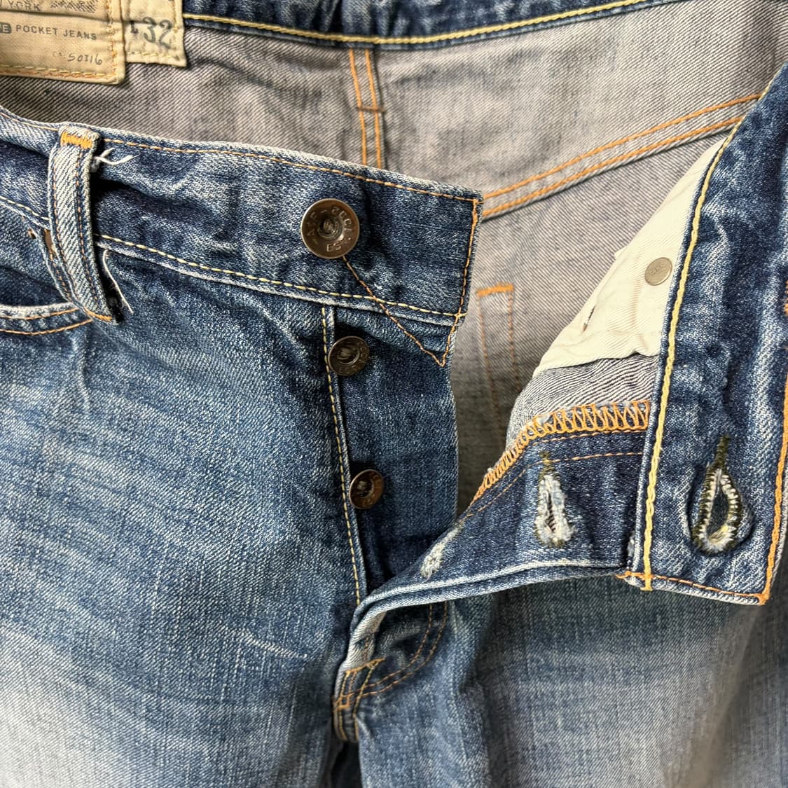 (32)아베크롬비 로우라이즈 스트레이트 데님 청바지 상품이미지3