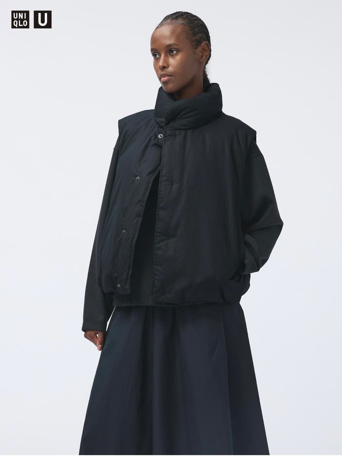 (S) 유니클로 U PUFFTECH 논퀼팅 베스트 상품이미지3