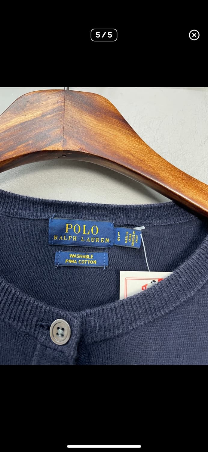 폴로랄프로렌 네이비 가디건 A3127 상품이미지5