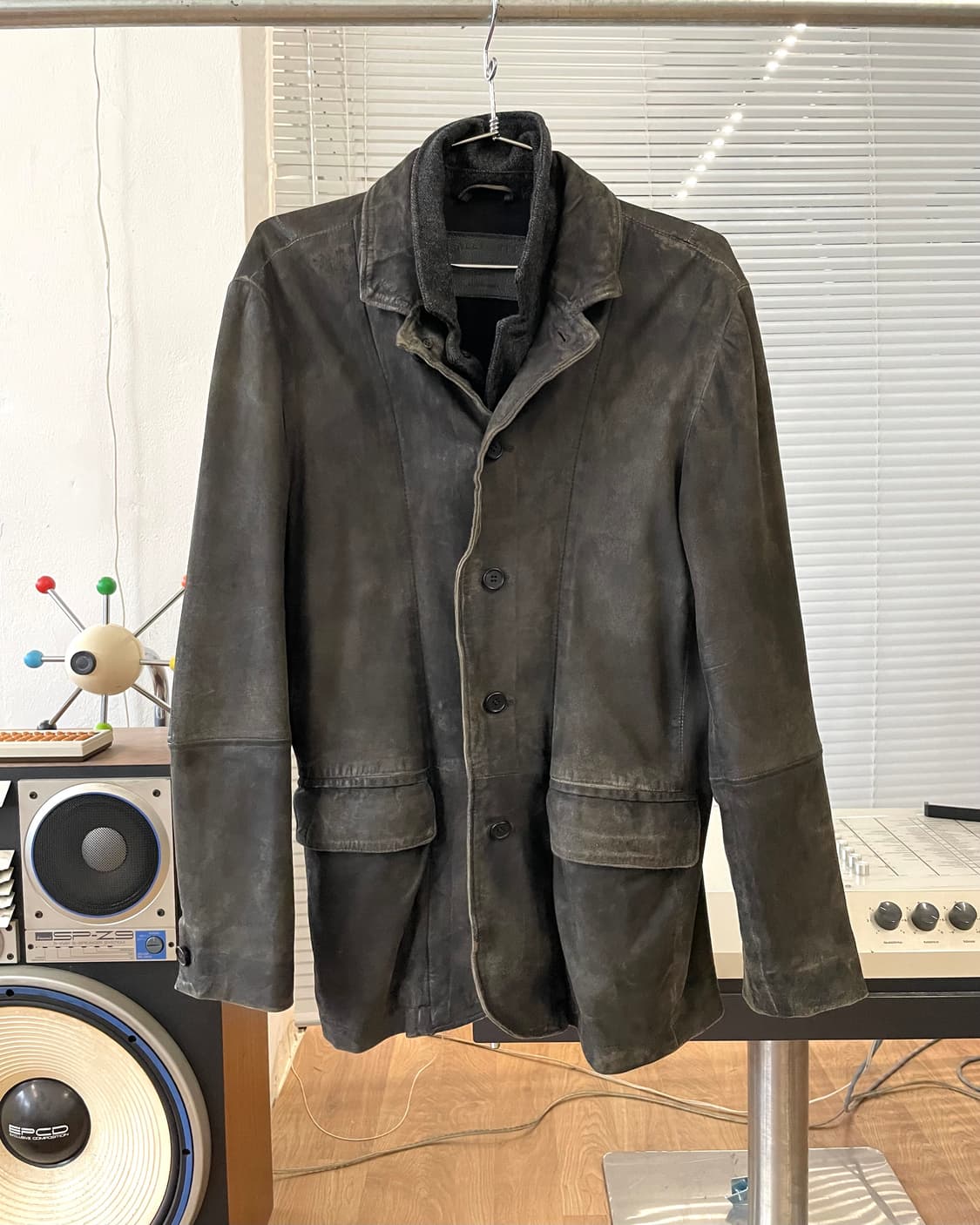 [L] AllSaints 올세인츠 도킹 레더 테일러드 자켓 상품이미지6
