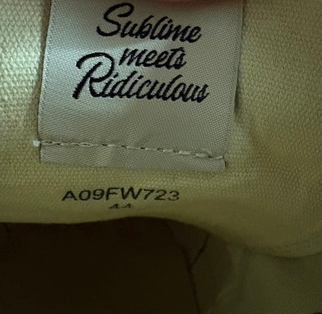 미하라 야스히로 피터슨 파라핀 레더 스니커즈 블랙/44 상품이미지6