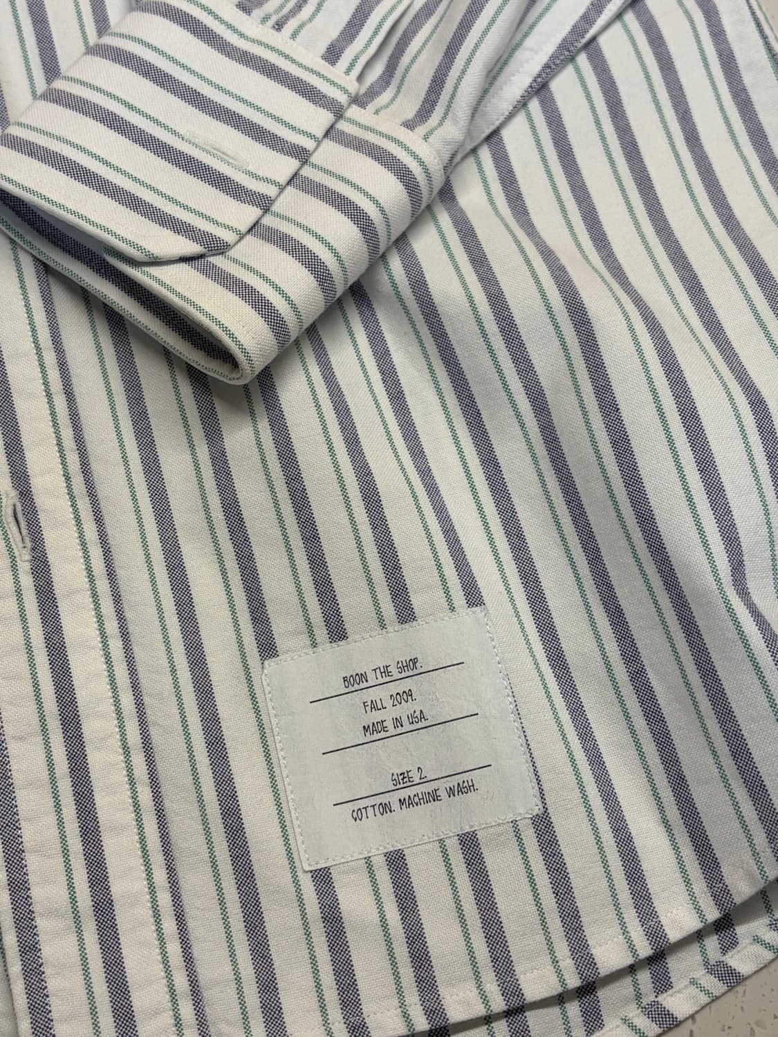 09 fw 톰 브라운 아카이브 스트라이프 셔츠 [size 2] 상품이미지2