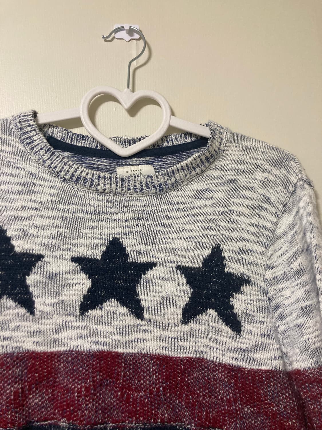 별 패턴 니트 상품이미지2