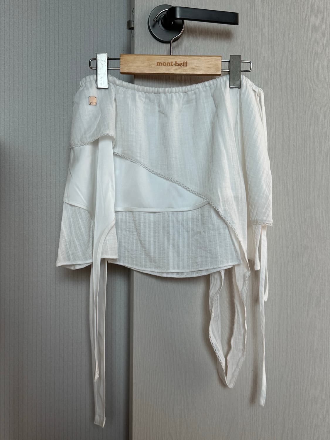 마뗑킴 랩 스커트 블랙,화이트 두개  상품이미지5