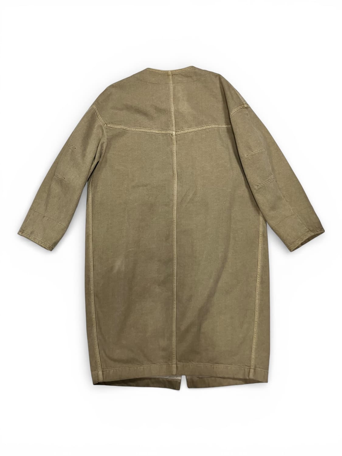 시스템 코튼 베이지 코트 S 상품이미지7