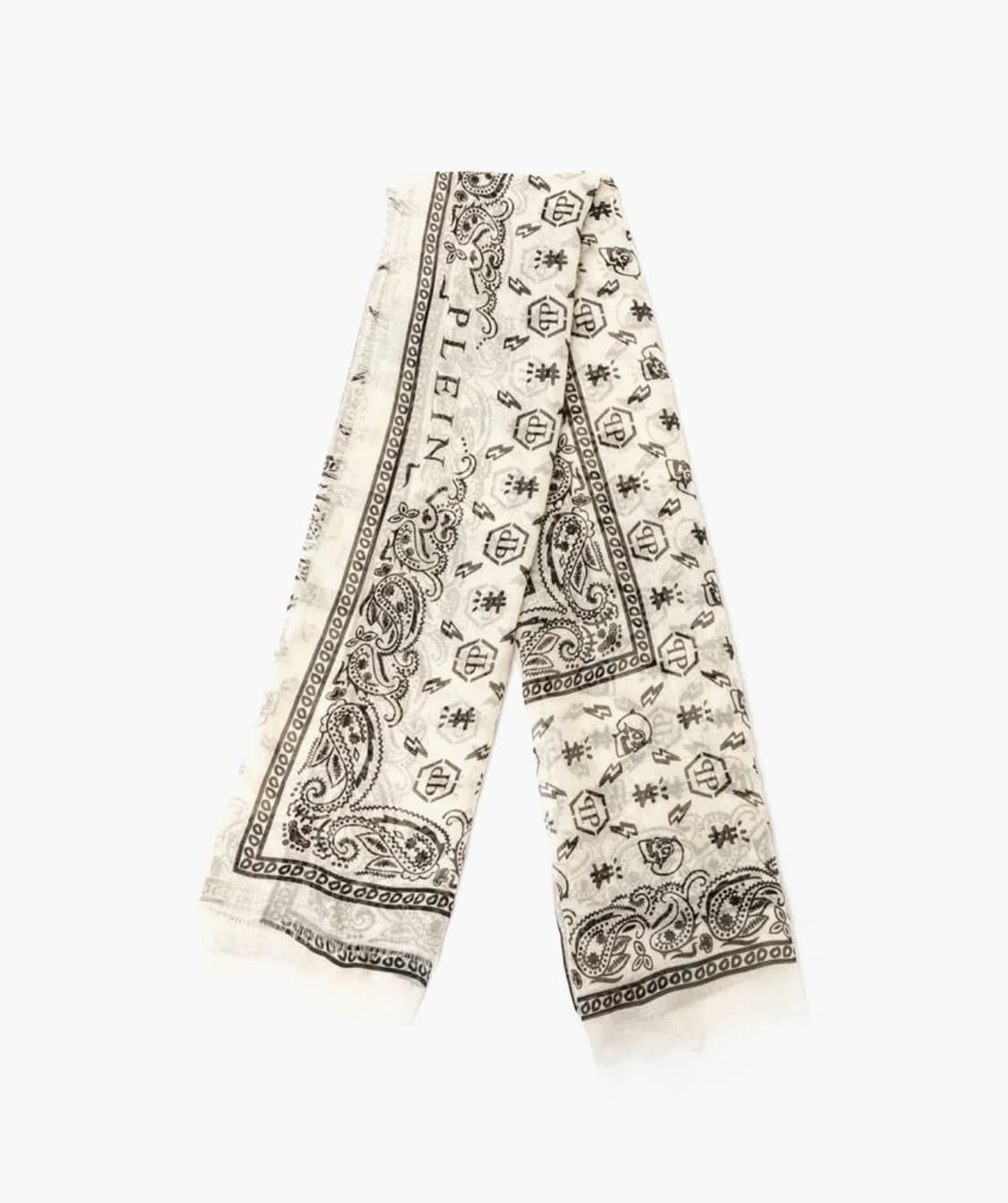 (OS) 필립플레인 모달 실크 달러 머플러 아이보리 상품이미지6