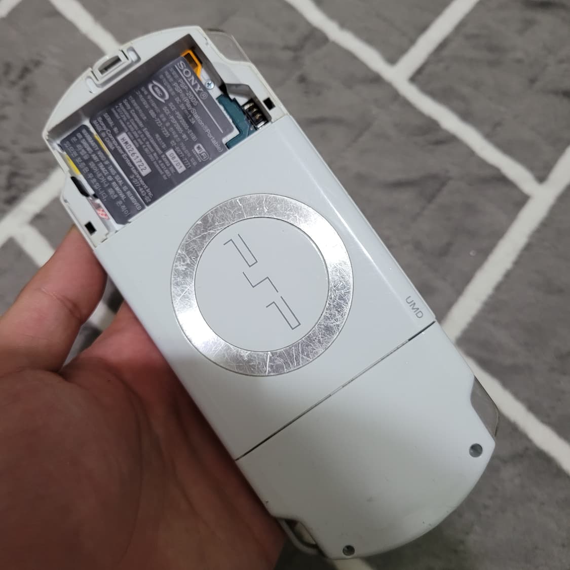 소니 PSP2005번 흰색 게임기 부품용 상품이미지5