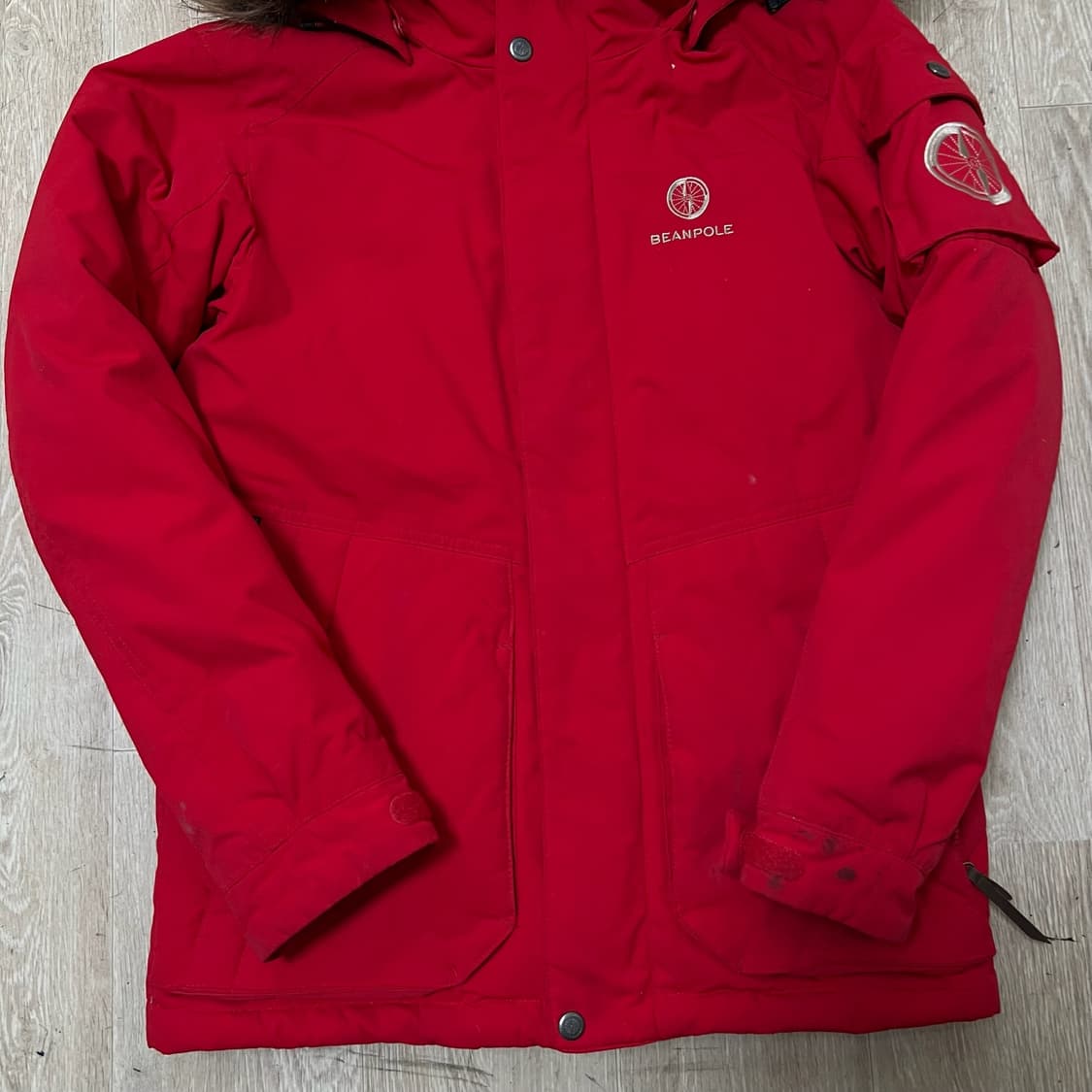 빈폴 아웃도어 덕다운 후드 패딩 S/90  상품이미지3