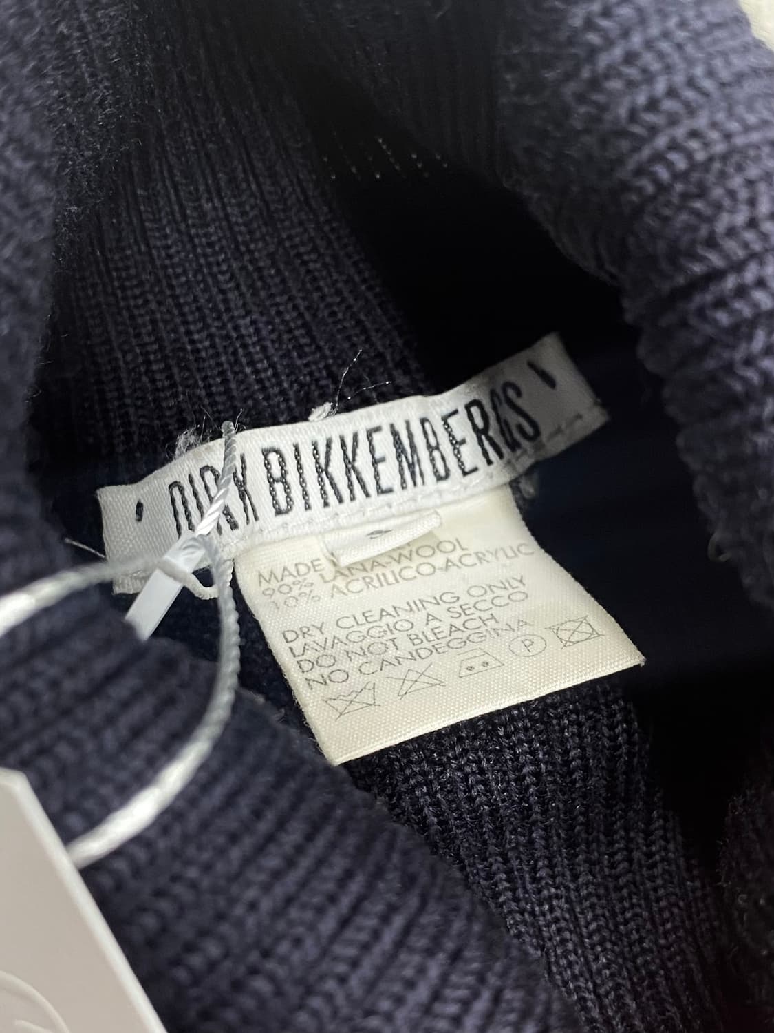 딕 비켐버그 컬러 블록 터틀넥 스웨터 상품이미지4